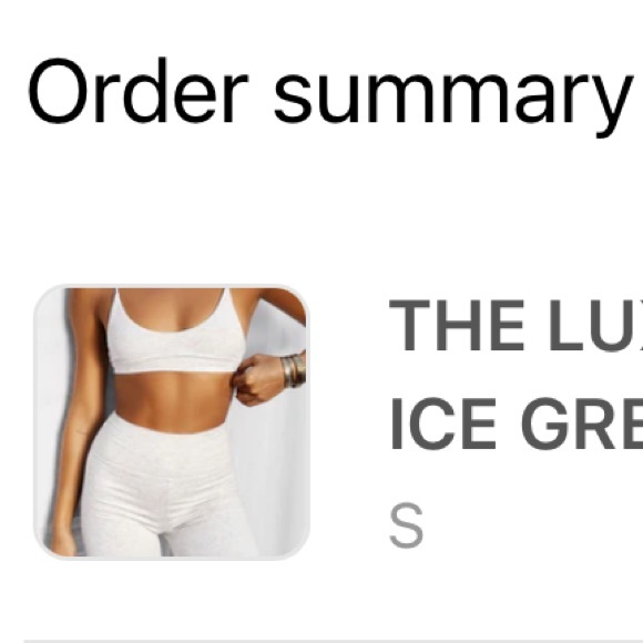 The Luxe Bike Short in Ice Grey - Picture 5 of 5